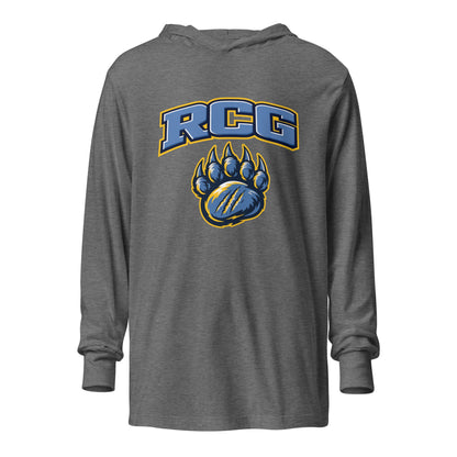 Performance | Hooded Long Sleeve T Shirt | Rutherford County Grizzlies Football | Strike Logo