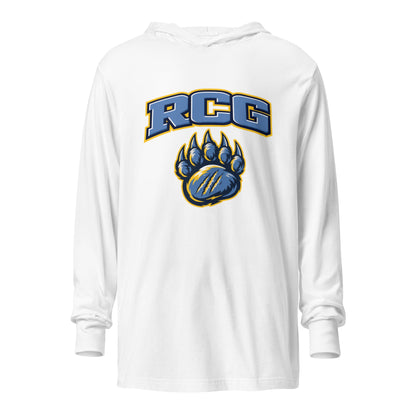Performance | Hooded Long Sleeve T Shirt | Rutherford County Grizzlies Football | Strike Logo