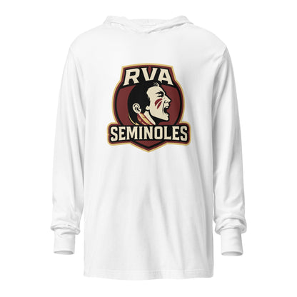 Performance | Hooded Long Sleeve T Shirt | RVA Seminoles | Mascot Logo