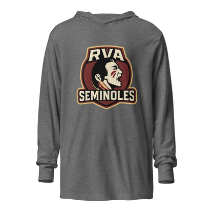 Performance | Hooded Long Sleeve T Shirt | RVA Seminoles | Mascot Logo