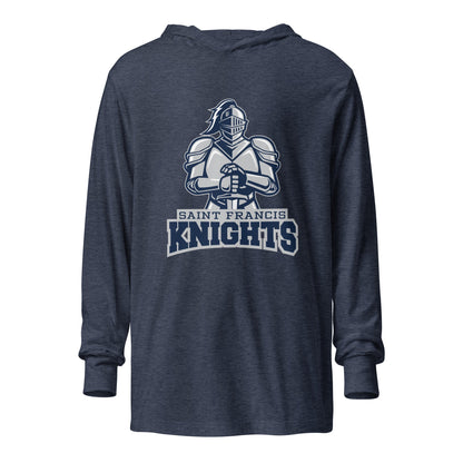 Performance | Hooded Long Sleeve T Shirt | Saint Francis School | Valor Athletics Logo