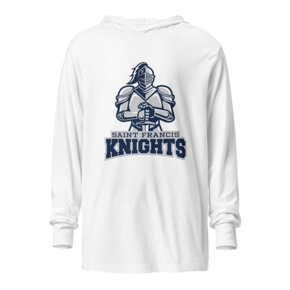 Performance | Hooded Long Sleeve T Shirt | Saint Francis School | Valor Athletics Logo