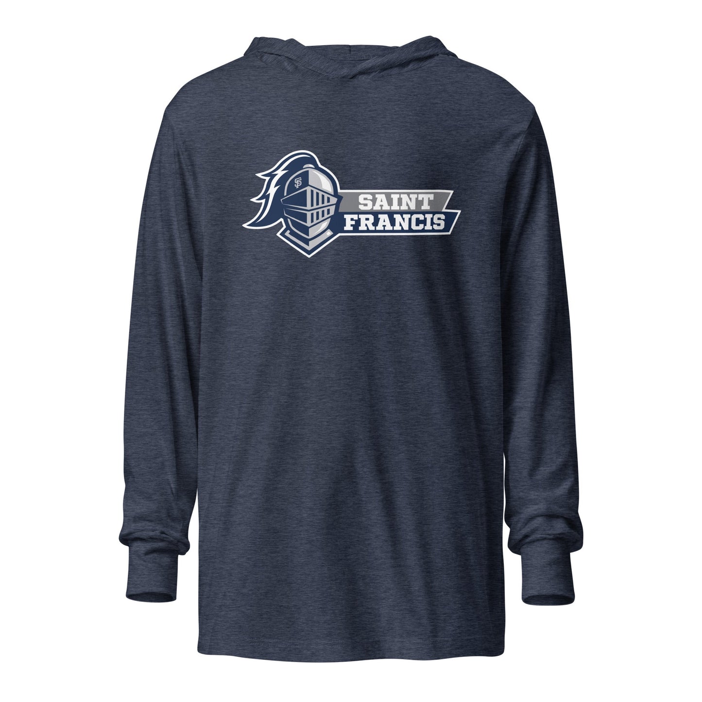 Performance | Hooded Long Sleeve T Shirt | Saint Francis School | Vanguard Logo