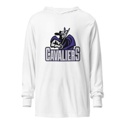 Performance | Hooded Long Sleeve T Shirt | Saint Thomas More | Cavalier Vanguard Logo