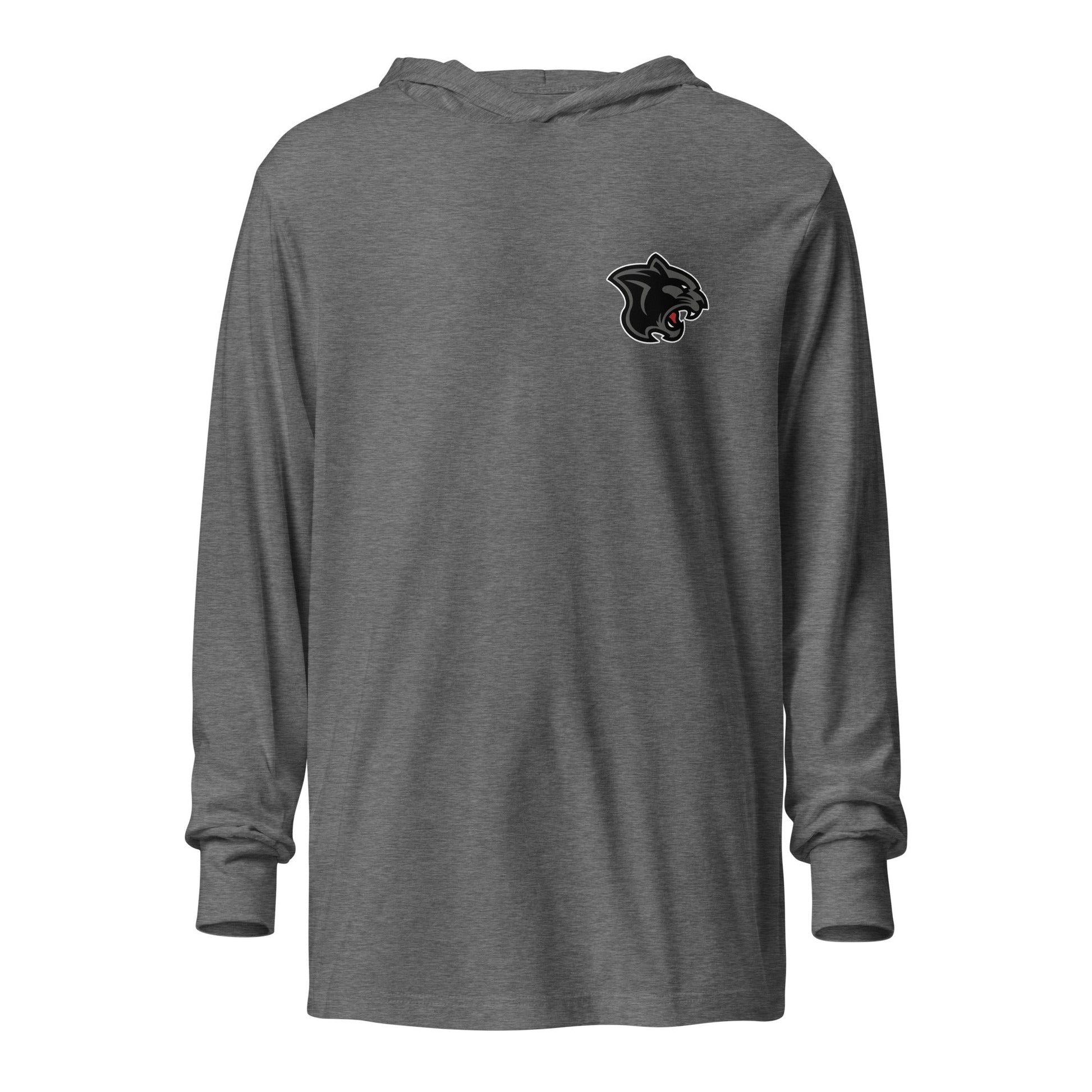 Performance | Hooded Long Sleeve T Shirt | Samuel Fels Football | Panther Mark Logo