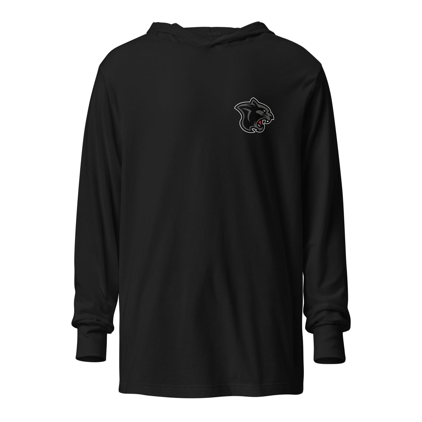 Performance | Hooded Long Sleeve T Shirt | Samuel Fels Football | Panther Mark Logo
