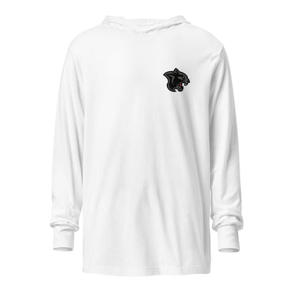 Performance | Hooded Long Sleeve T Shirt | Samuel Fels Football | Panther Mark Logo