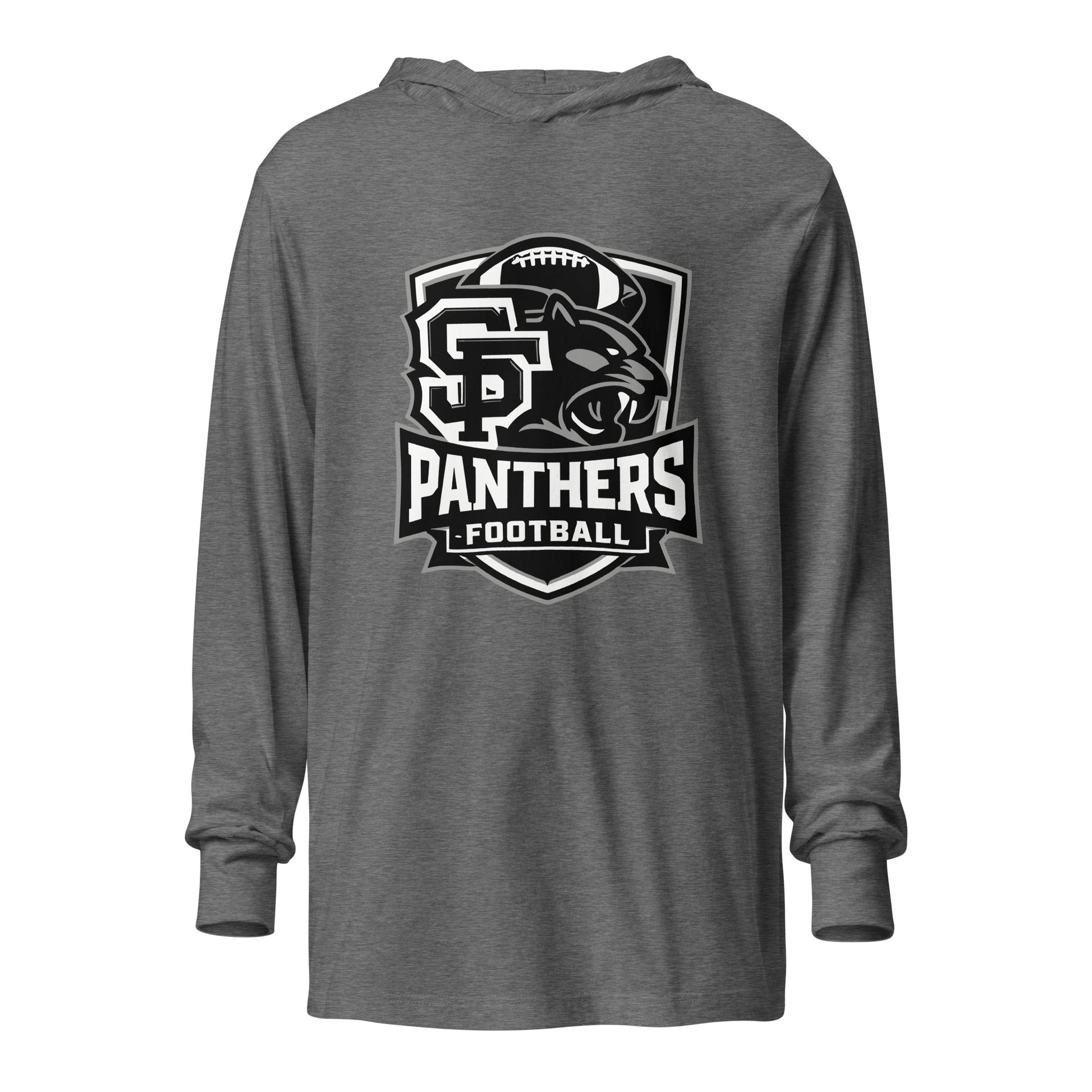 Performance | Hooded Long Sleeve T Shirt | Samuel Fels Football | Shield Logo