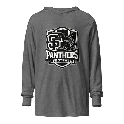 Performance | Hooded Long Sleeve T Shirt | Samuel Fels Football | Shield Logo