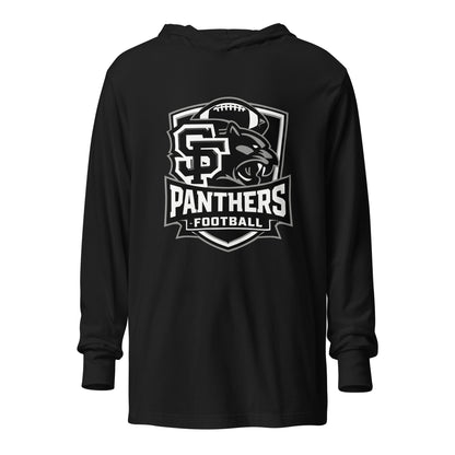 Performance | Hooded Long Sleeve T Shirt | Samuel Fels Football | Shield Logo