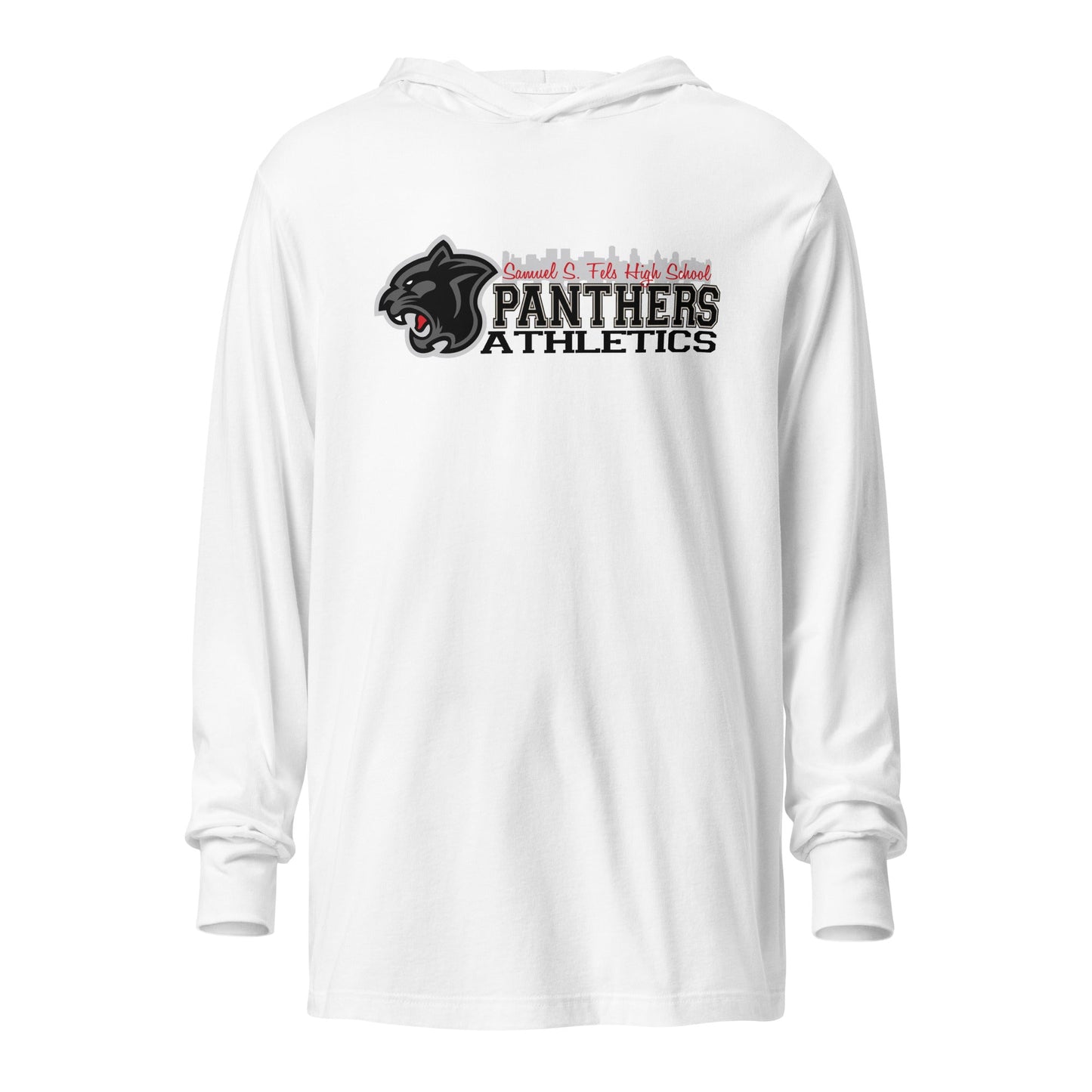 Performance | Hooded Long Sleeve T Shirt | Samuel Fels Football | Vanguard Logo