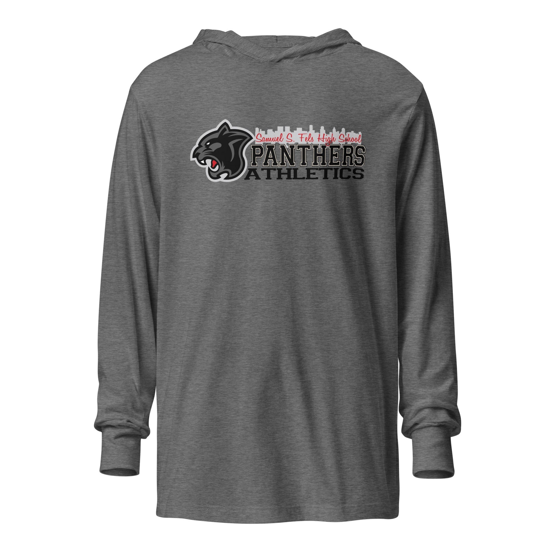 Performance | Hooded Long Sleeve T Shirt | Samuel Fels Football | Vanguard Logo