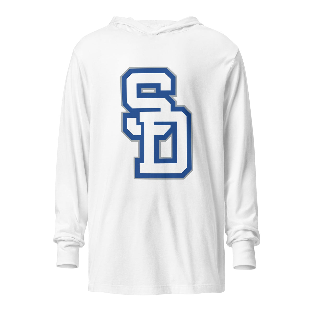 Performance | Hooded Long Sleeve T Shirt | San Diego High School Wrestling | Crest Logo