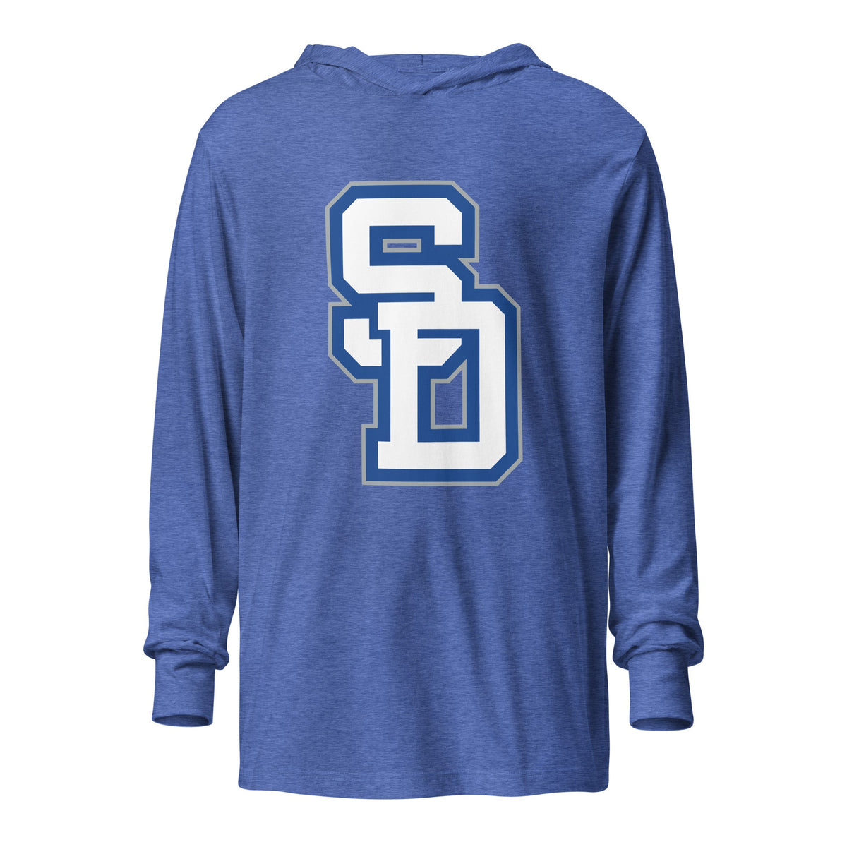 Performance | Hooded Long Sleeve T Shirt | San Diego High School Wrestling | Crest Logo