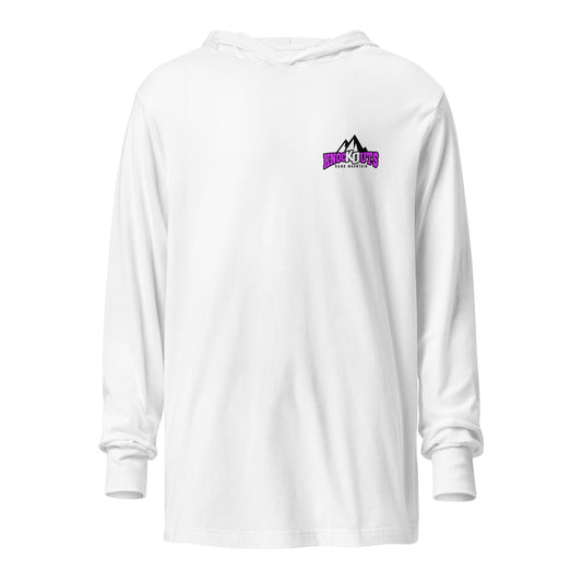 Performance | Hooded Long Sleeve T Shirt | Sand Mountain Knockouts | Mountain Logo