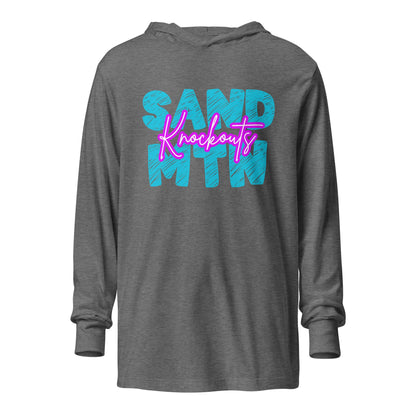 Performance | Hooded Long Sleeve T Shirt | Sand Mountain Knockouts | MTN Logo