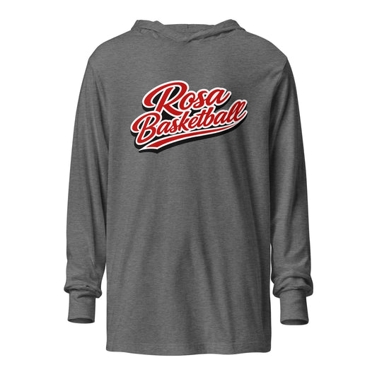 Performance | Hooded Long Sleeve T Shirt | Santa Rosa Elite | Athletics Script Logo
