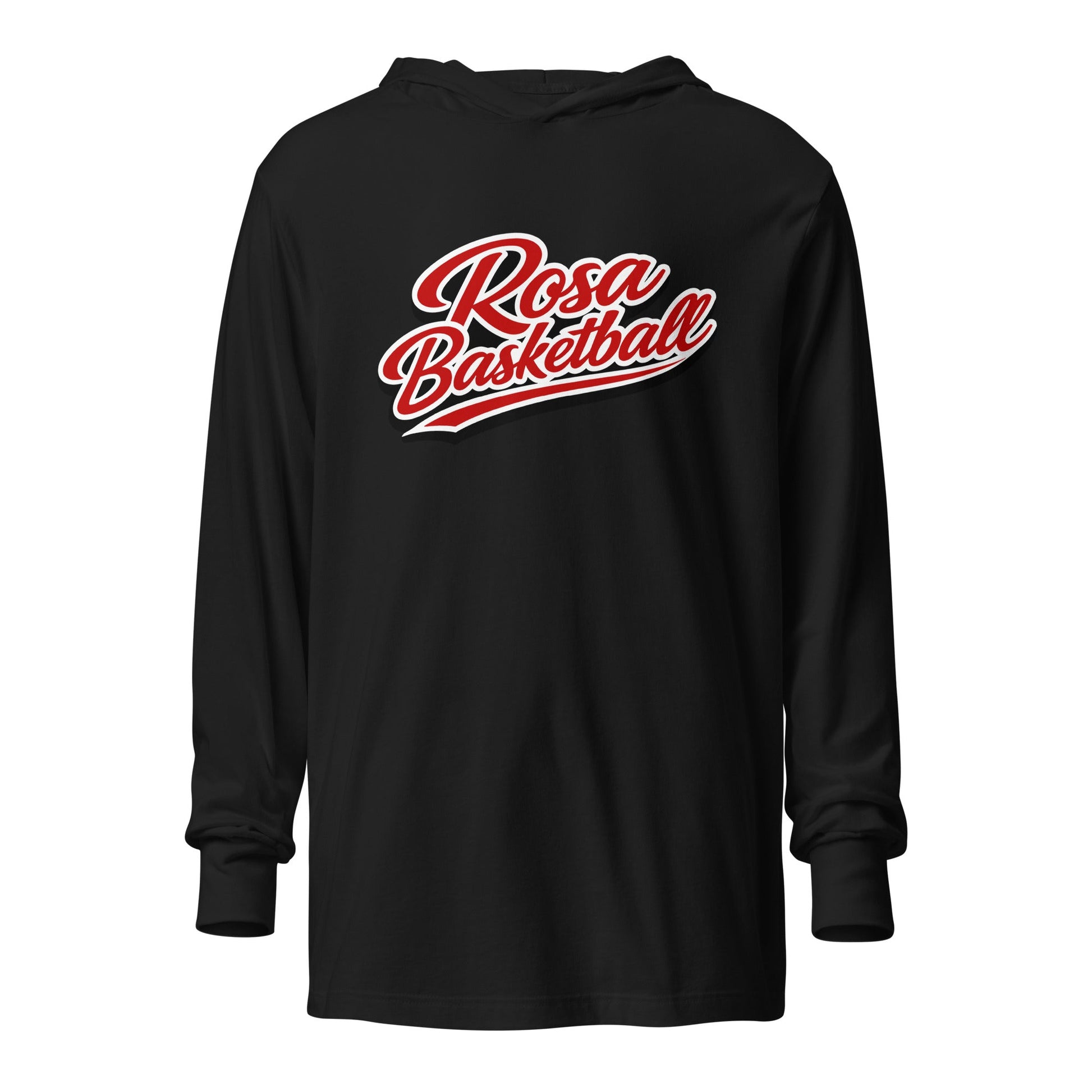 Performance | Hooded Long Sleeve T Shirt | Santa Rosa Elite | Athletics Script Logo