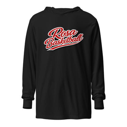 Performance | Hooded Long Sleeve T Shirt | Santa Rosa Elite | Athletics Script Logo