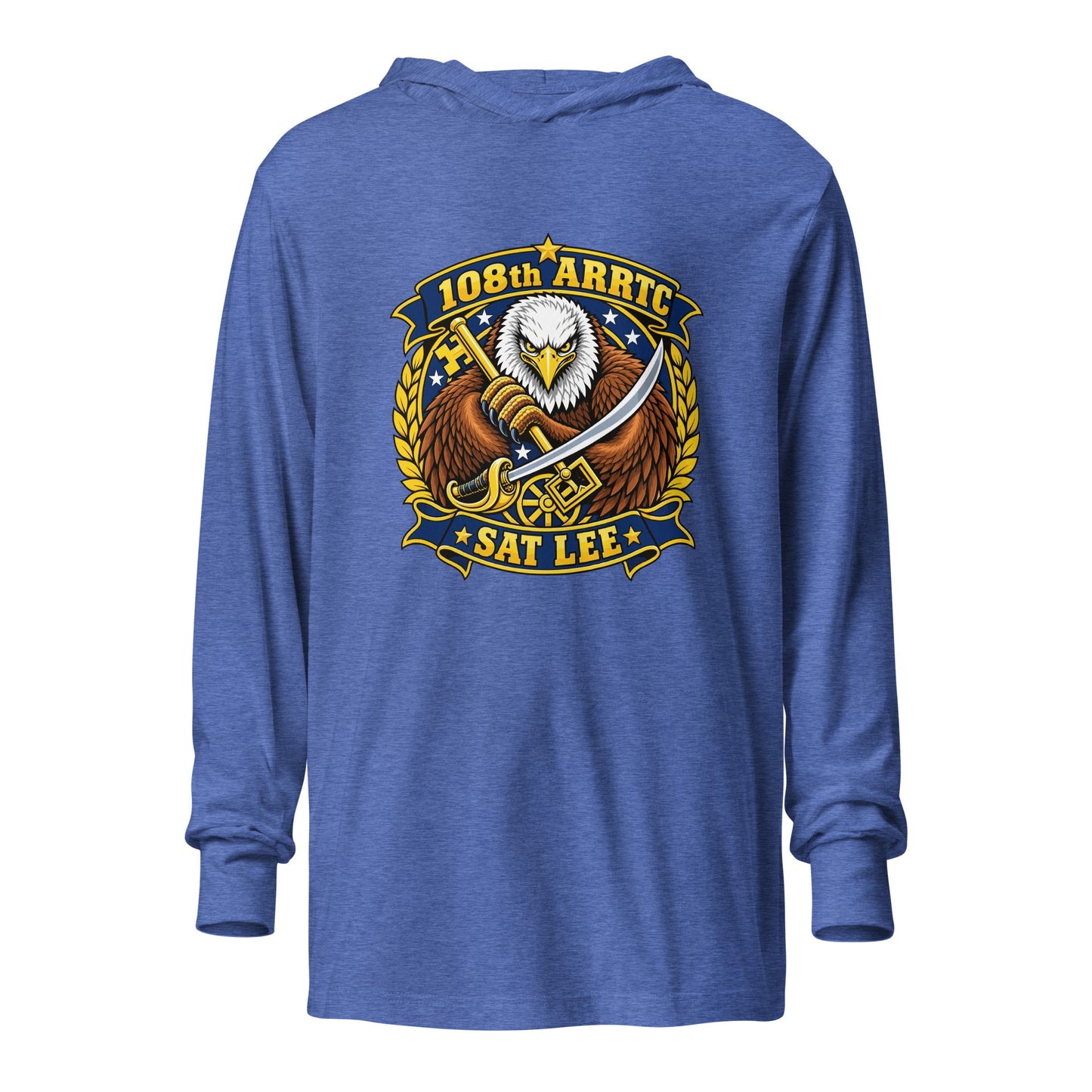 Performance | Hooded Long Sleeve T Shirt | SAT Lee | Emblem Logo