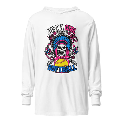 Performance | Hooded Long Sleeve T Shirt | Savage Softball | Athletics Logo