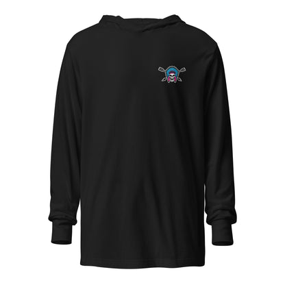 Performance | Hooded Long Sleeve T Shirt | Savage Softball | Chief Skullcrest Logo