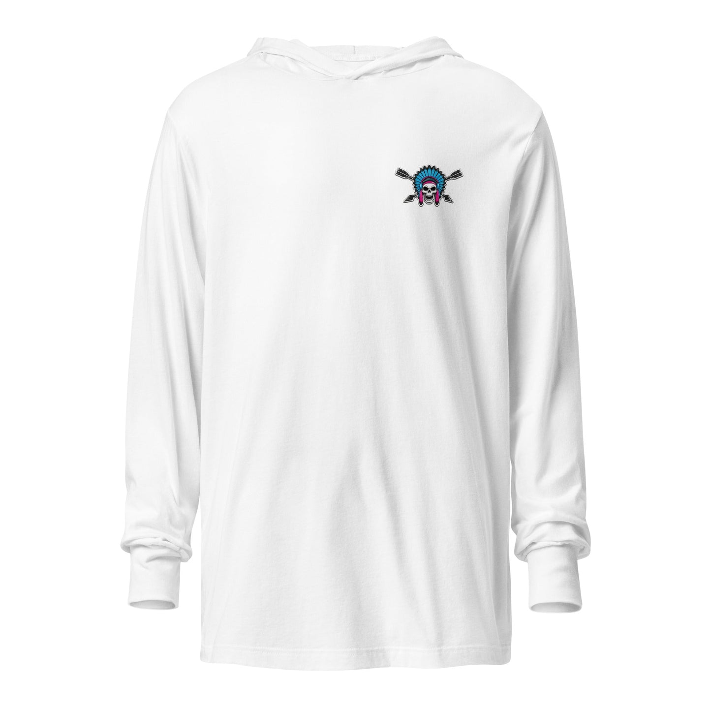 Performance | Hooded Long Sleeve T Shirt | Savage Softball | Chief Skullcrest Logo