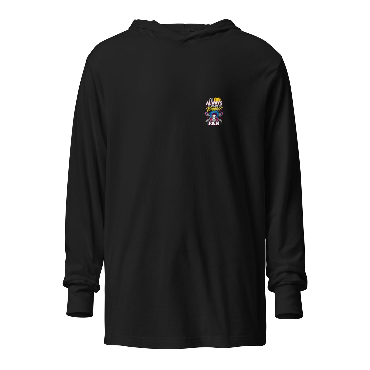 Performance | Hooded Long Sleeve T Shirt | Savage Softball | Crest Logo