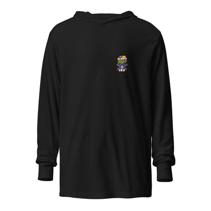 Performance | Hooded Long Sleeve T Shirt | Savage Softball | Crest Logo