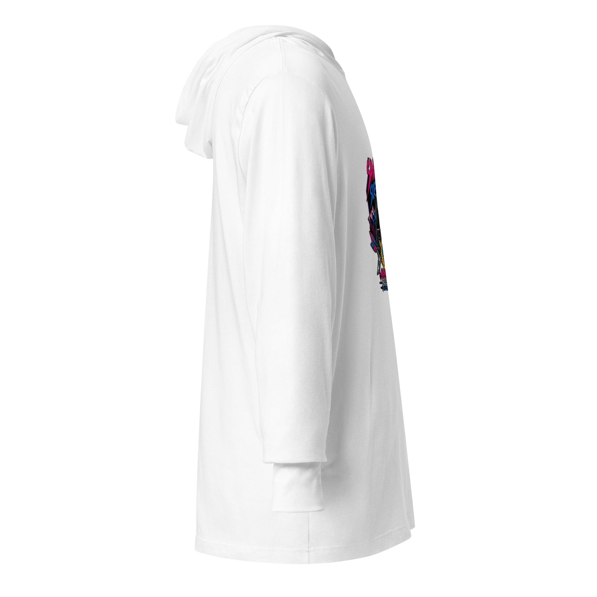 Performance | Hooded Long Sleeve T Shirt | Savage Softball | Mascot Logo