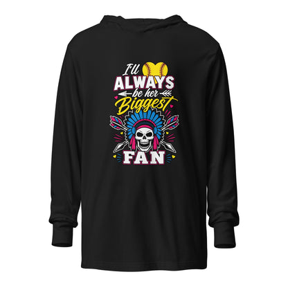 Performance | Hooded Long Sleeve T Shirt | Savage Softball | Valor Logo