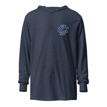 Performance | Hooded Long Sleeve T Shirt | SCAA Thunder | SC Logo
