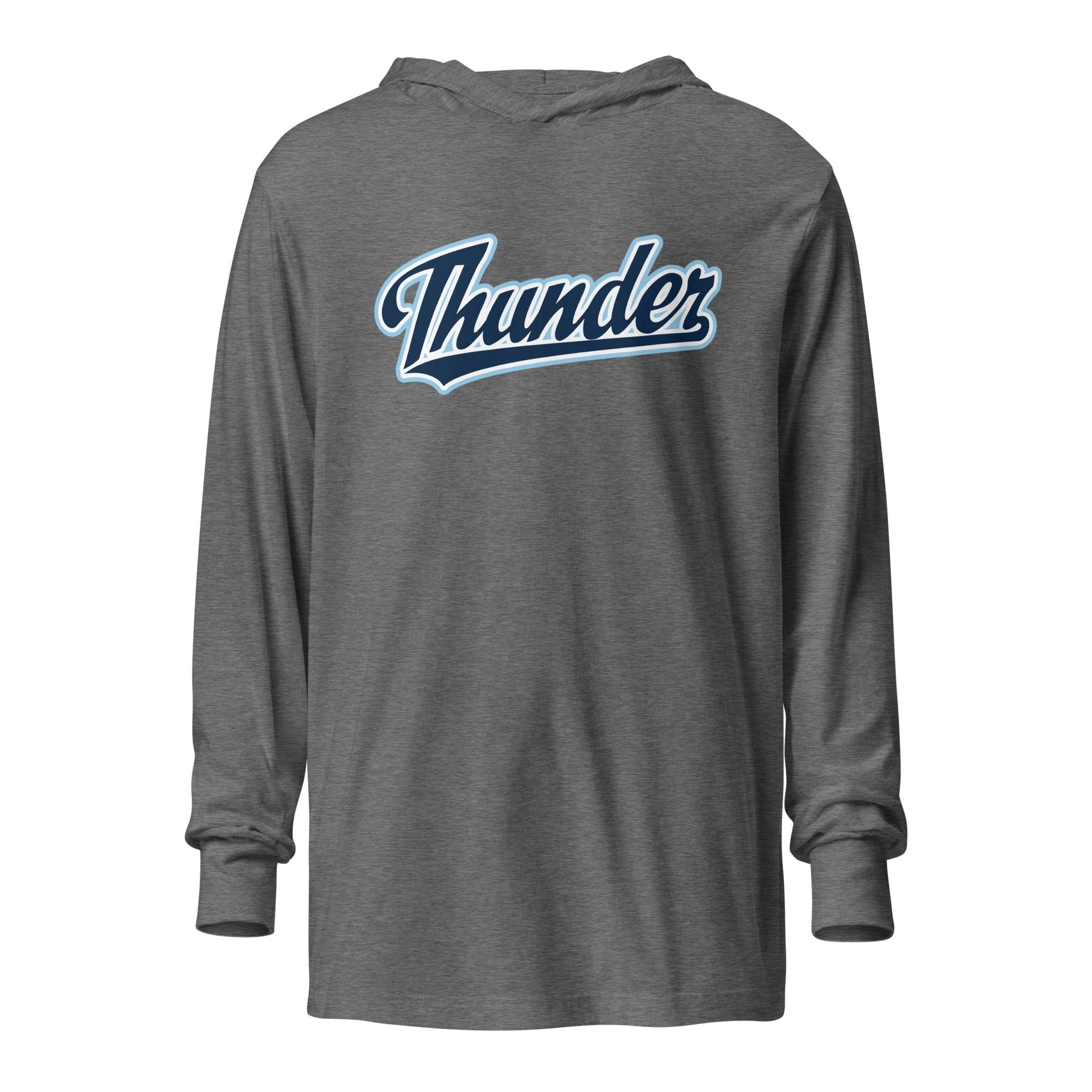 Performance | Hooded Long Sleeve T Shirt | SCAA Thunder | Script Logo