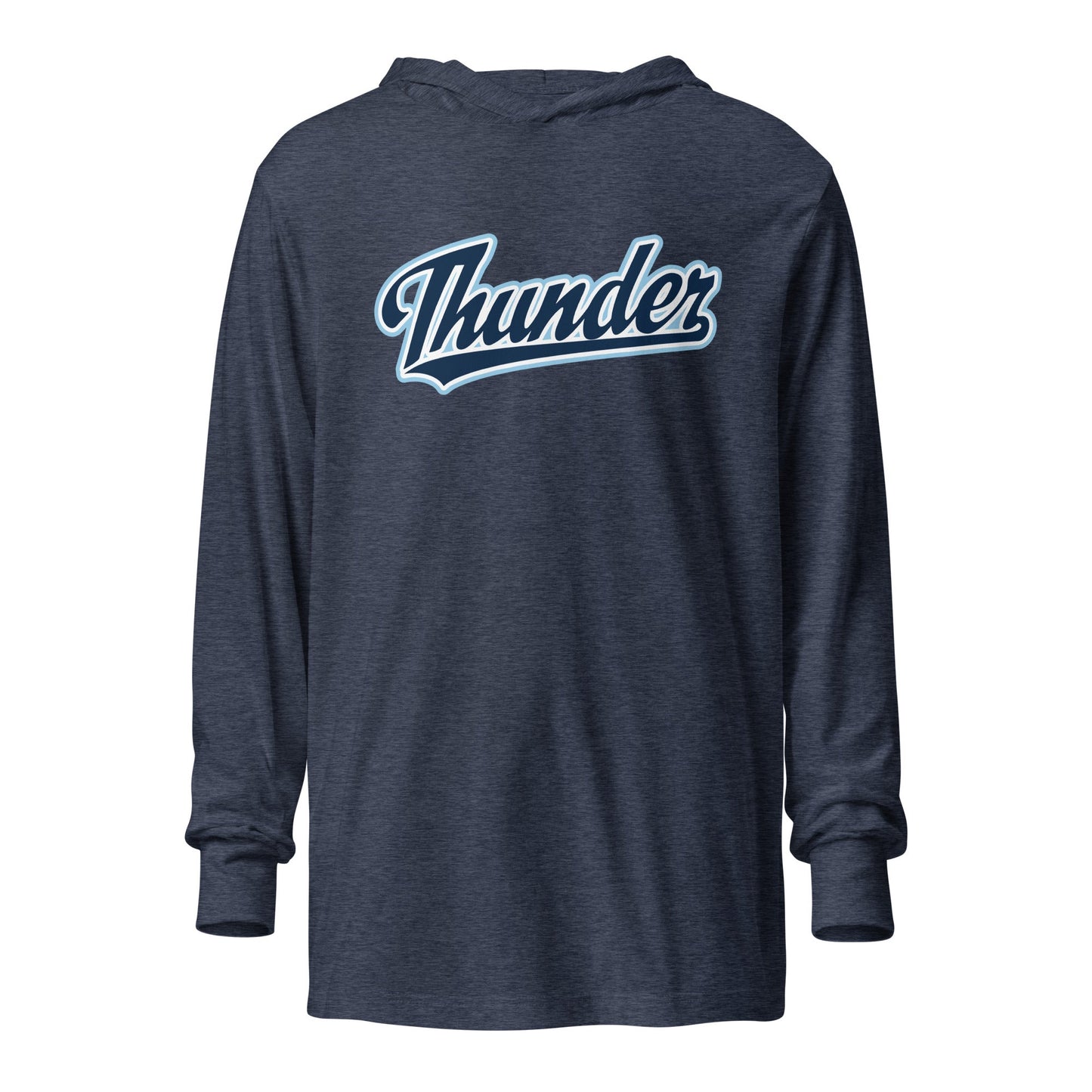 Performance | Hooded Long Sleeve T Shirt | SCAA Thunder | Script Logo