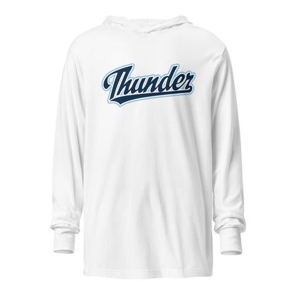 Performance | Hooded Long Sleeve T Shirt | SCAA Thunder | Script Logo
