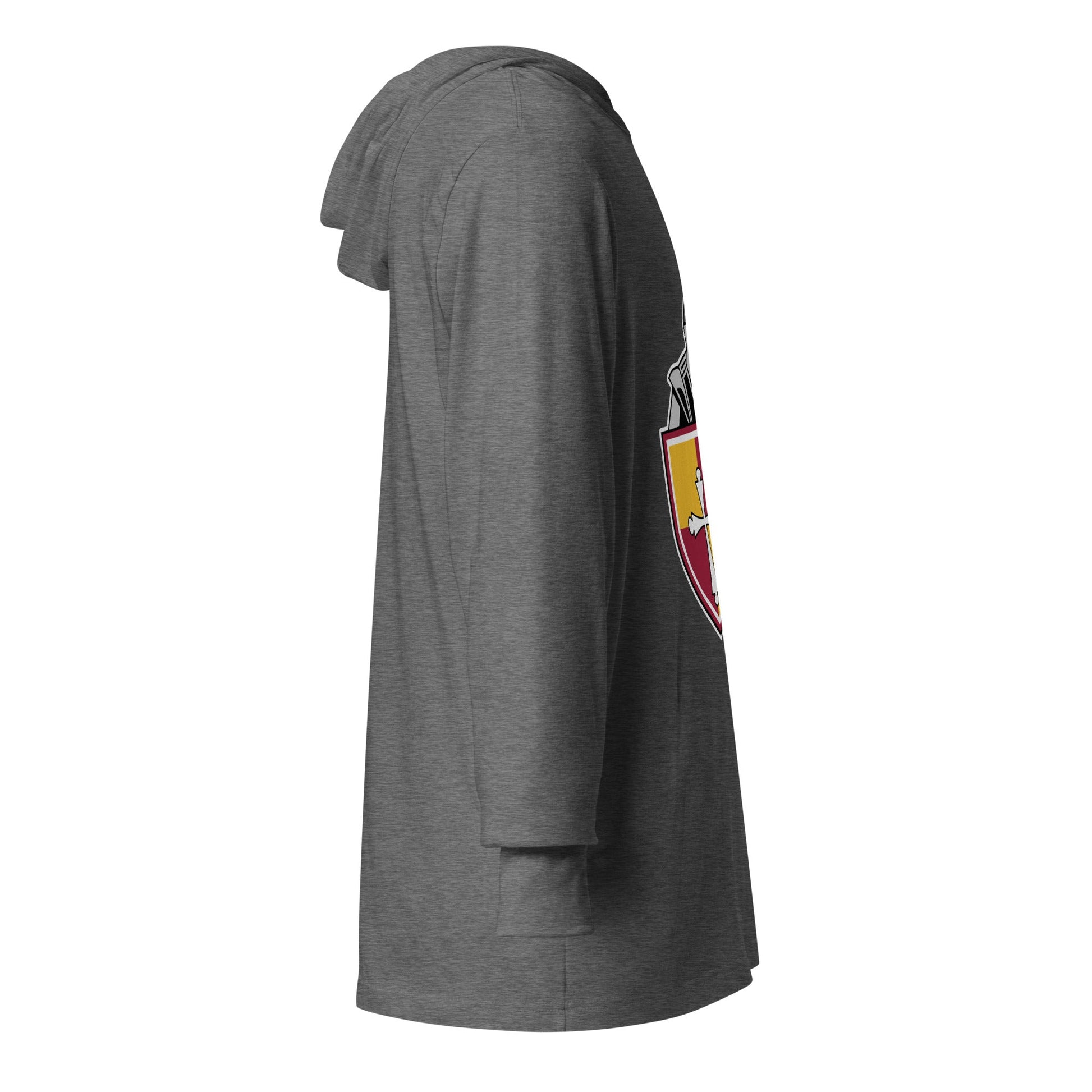 Performance | Hooded Long Sleeve T Shirt | Scecina High School Track and Field | Crusader Logo