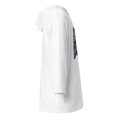 Performance | Hooded Long Sleeve T Shirt | SE Triumphant Dolphins | Dolphins Mascot Logo