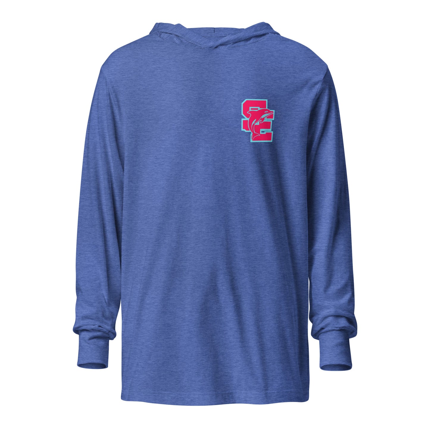 Performance | Hooded Long Sleeve T Shirt | SE Triumphant Dolphins | SE Alt Logo