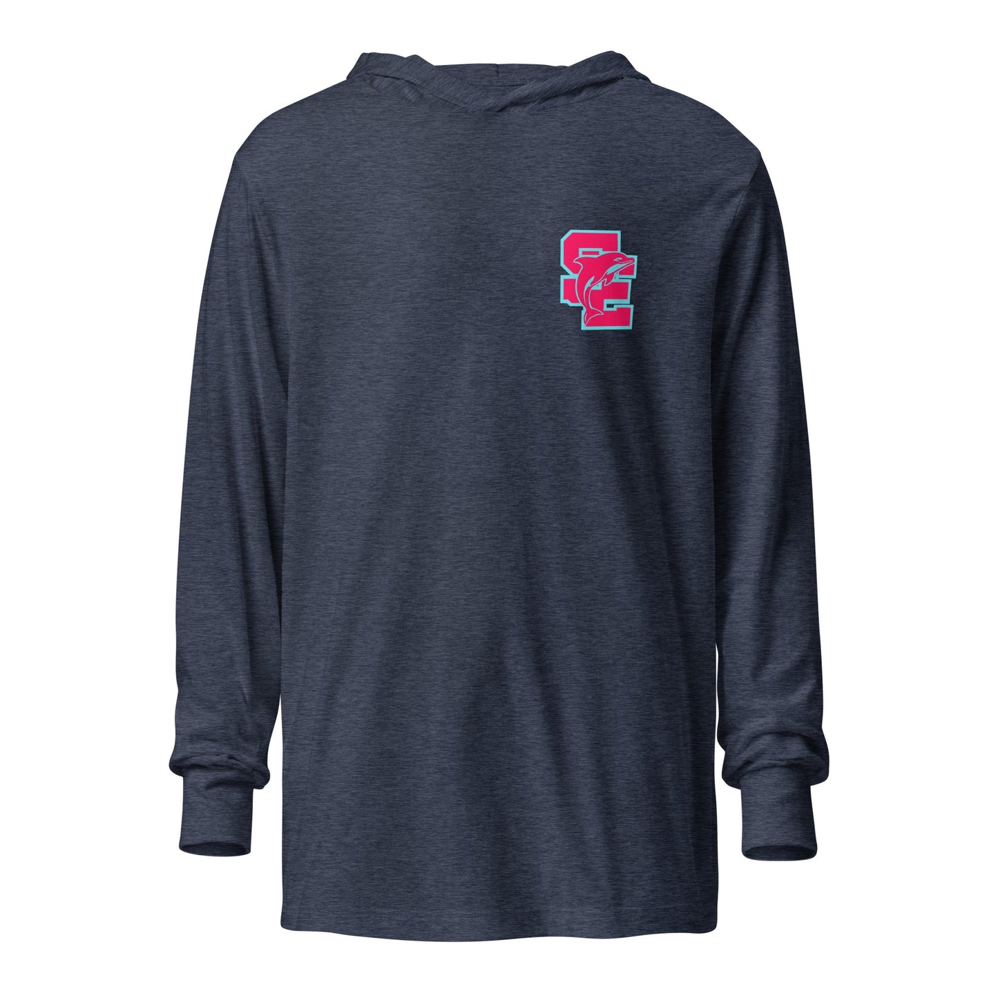 Performance | Hooded Long Sleeve T Shirt | SE Triumphant Dolphins | SE Alt Logo