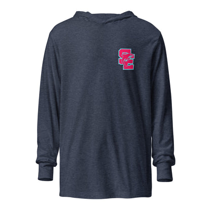 Performance | Hooded Long Sleeve T Shirt | SE Triumphant Dolphins | SE Alt Logo