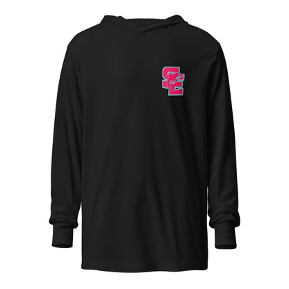 Performance | Hooded Long Sleeve T Shirt | SE Triumphant Dolphins | SE Alt Logo