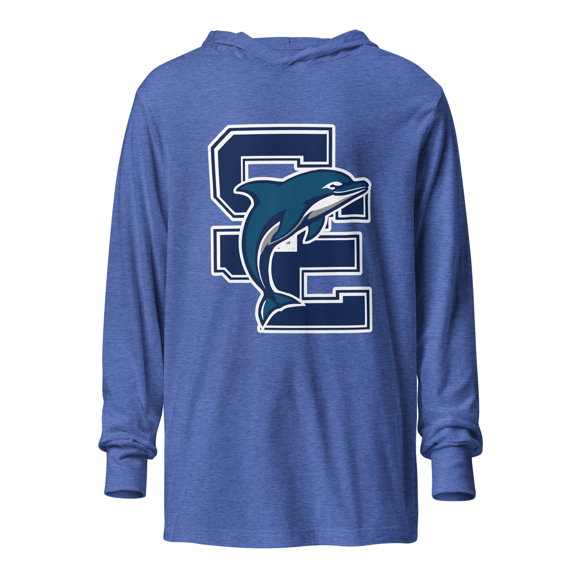 Performance | Hooded Long Sleeve T Shirt | SE Triumphant Dolphins | SE Logo