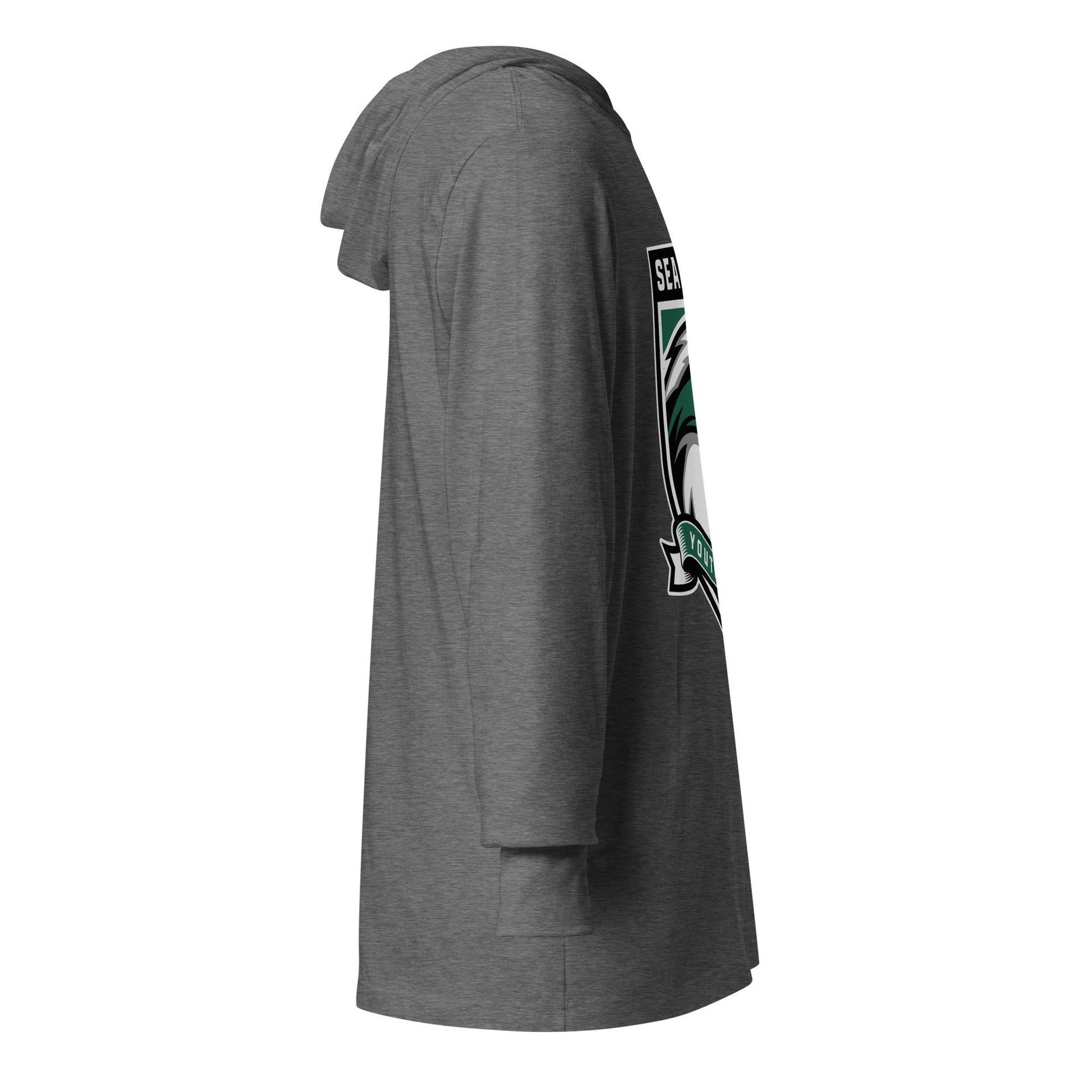 Performance | Hooded Long Sleeve T Shirt | Seahawks Youth Cheer | Shield Logo