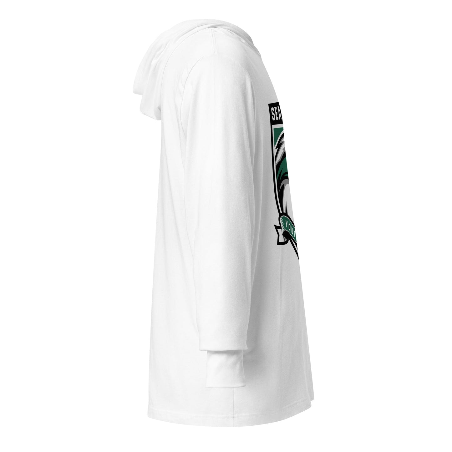 Performance | Hooded Long Sleeve T Shirt | Seahawks Youth Cheer | Shield Logo