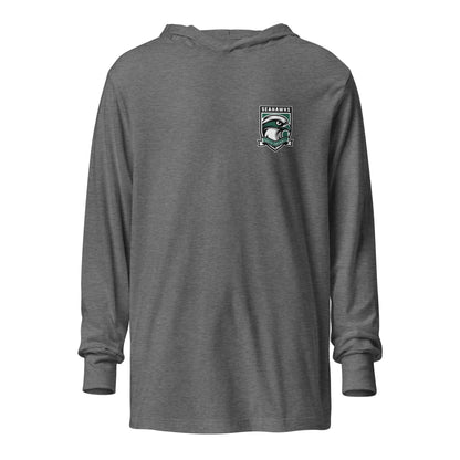 Performance | Hooded Long Sleeve T Shirt | Seahawks Youth Football | Shield Logo