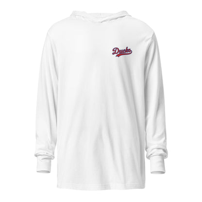 Performance | Hooded Long Sleeve T Shirt | Semo Ducks Baseball | Script Logo
