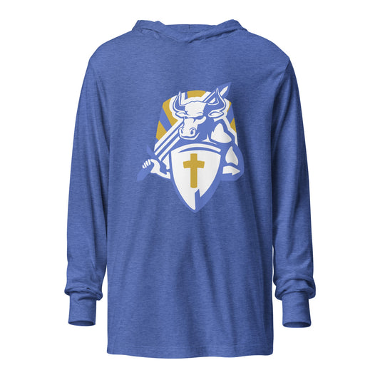 Performance | Hooded Long Sleeve T Shirt | SLVB | Emblem Logo