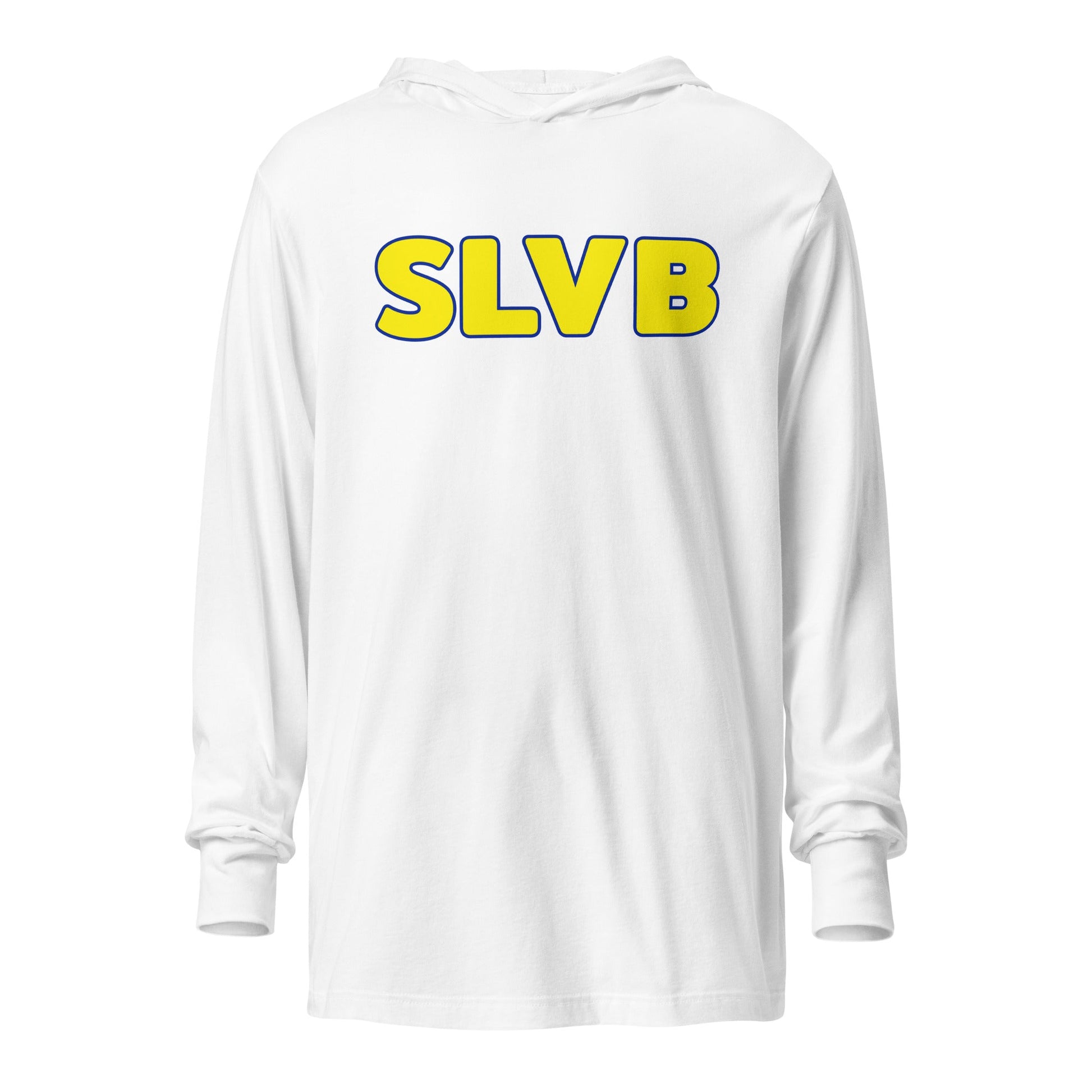 Performance | Hooded Long Sleeve T Shirt | SLVB | Wordmark Logo