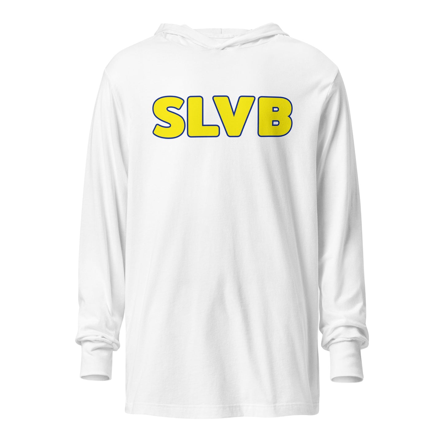 Performance | Hooded Long Sleeve T Shirt | SLVB | Wordmark Logo