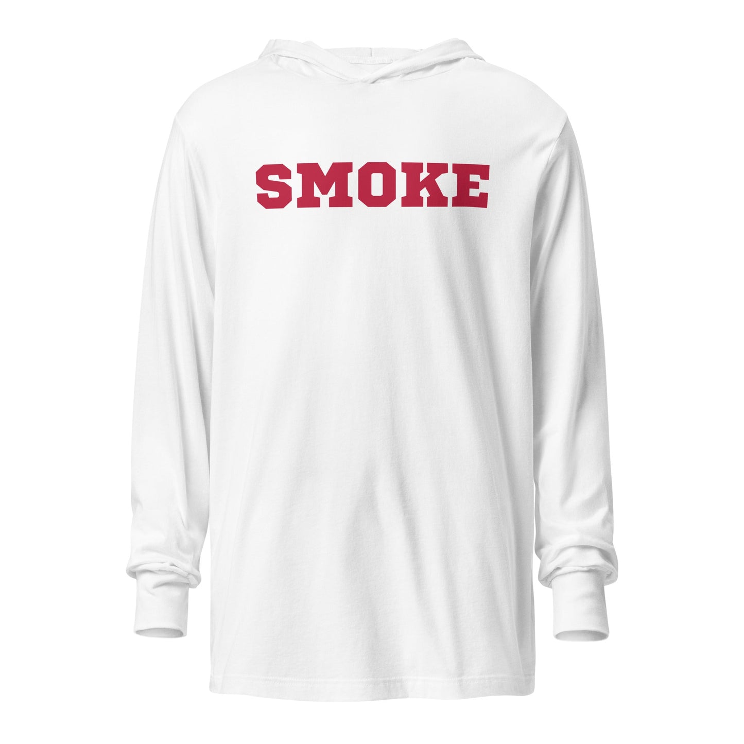 Performance | Hooded Long Sleeve T Shirt | Smoke 14U Softball | Modern Script Logo